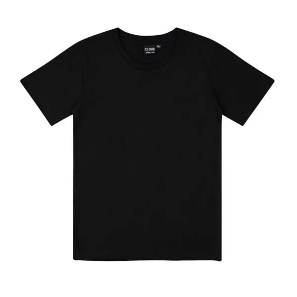 cloke outline kids tee t102 black 1