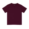 cloke outline kids tee t102 maroon 1