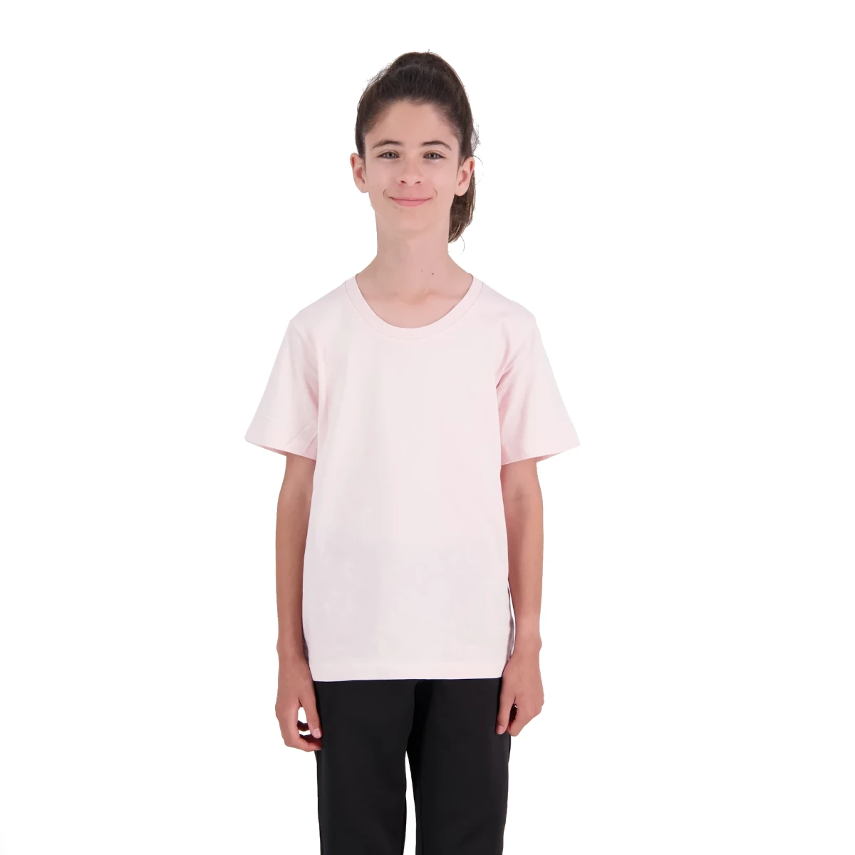 cloke outline kids tee t102 pale pink 1