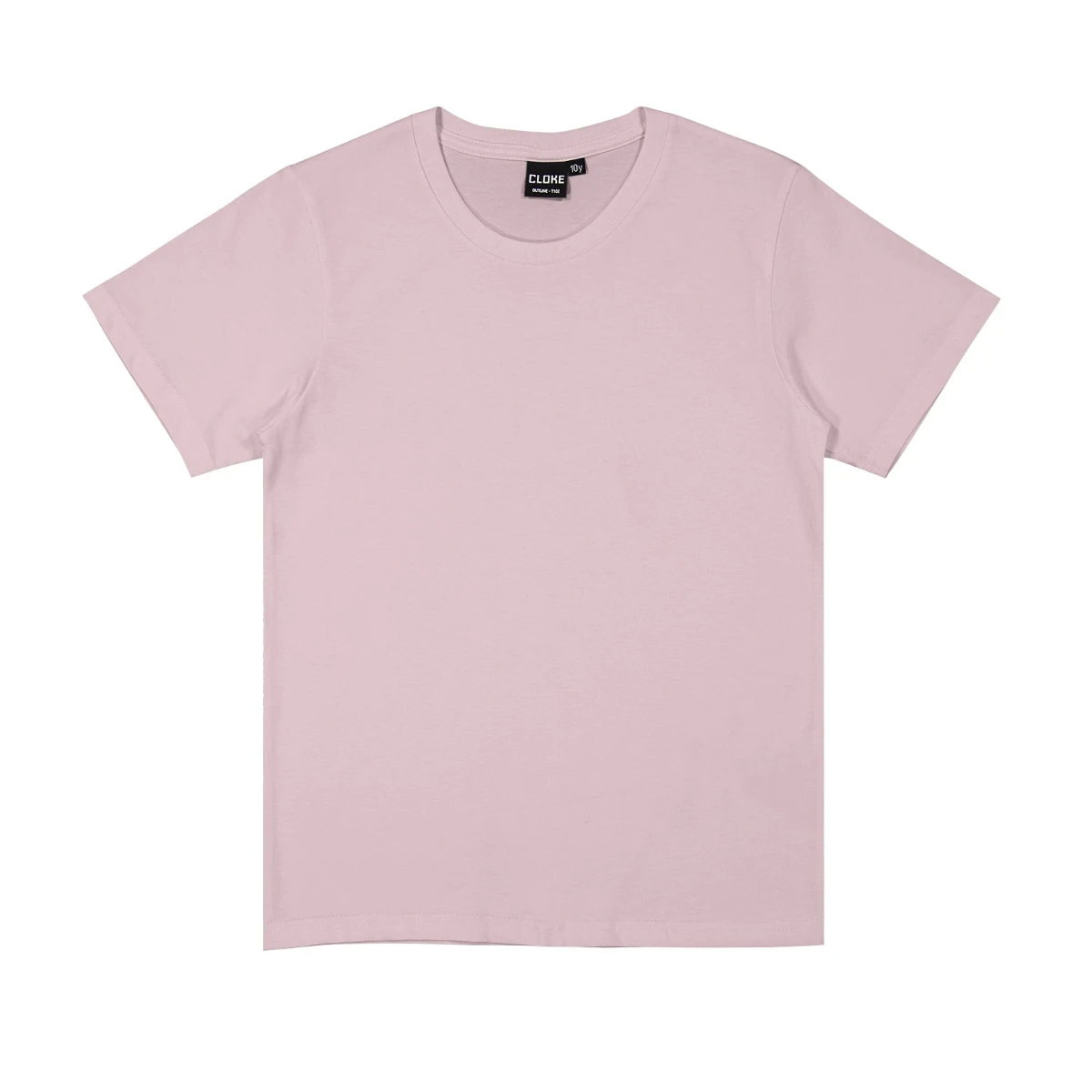 cloke outline kids tee t102 pale pink 3