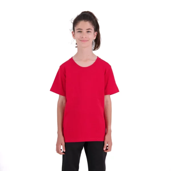cloke outline kids tee t102 red 1
