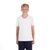 cloke outline kids tee t102 white 1