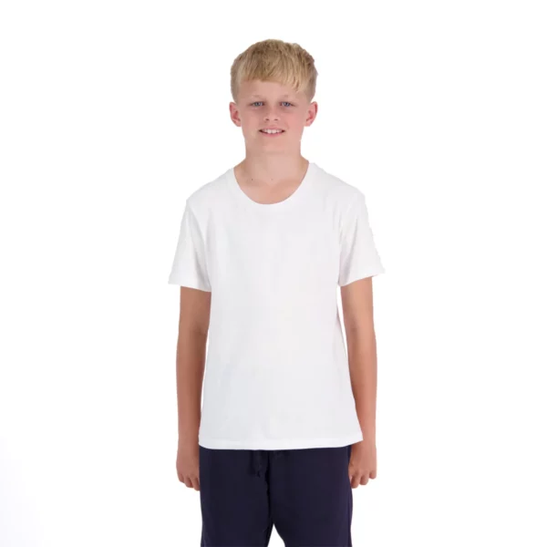 cloke outline kids tee t102 white 1