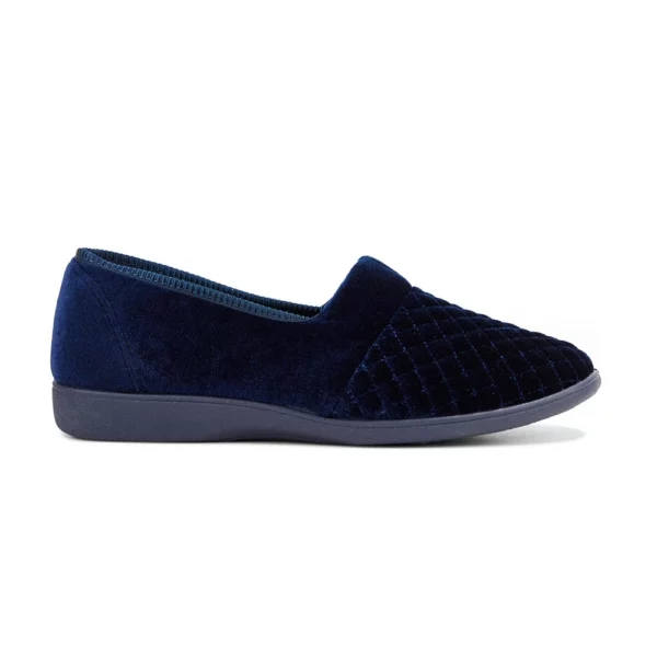 grosby marcy slipper deep navy 2