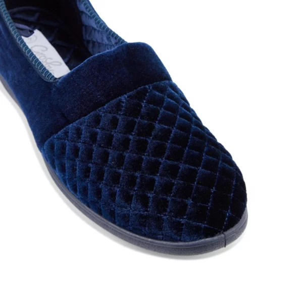 grosby marcy slipper deep navy 3