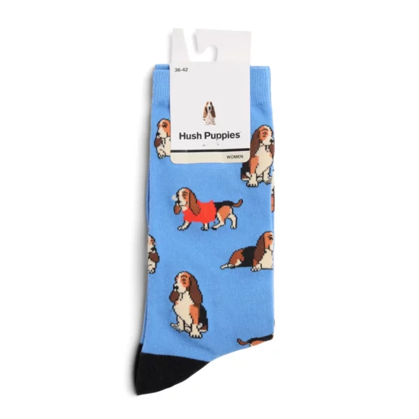 hush puppies basset crew socks 36 42 blue 3