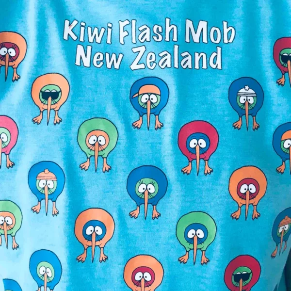 kiwi planet childrens tee kiwi flash mob 2