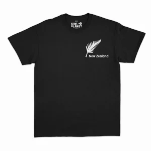 kiwi planet mens tee embroidered fern 1