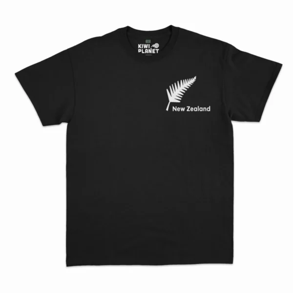 kiwi planet mens tee embroidered fern 1