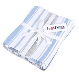 morocco twill weave 3 pack tea towel aqua