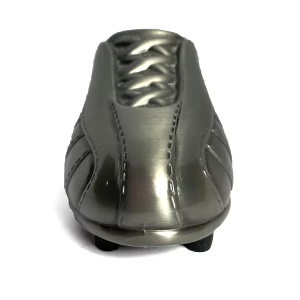 rugby soccer boot money box pewter 4