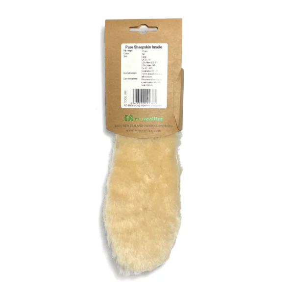 sheepskin insoles tan 2
