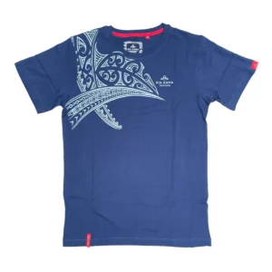 shoulder tattoo tee dark teal kmt44 001