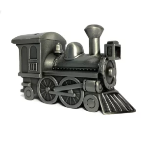 train money box pewter 1