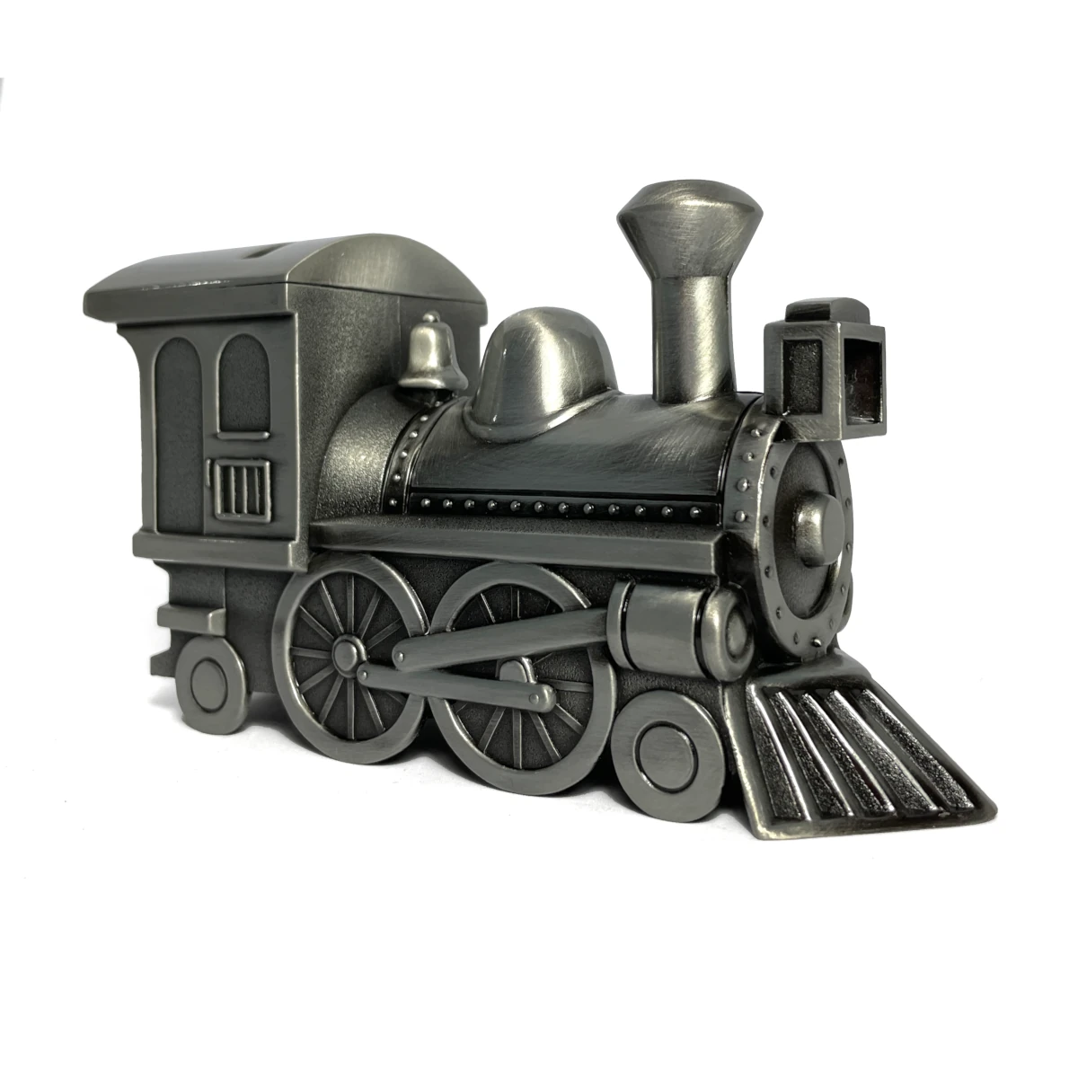 train money box pewter 1