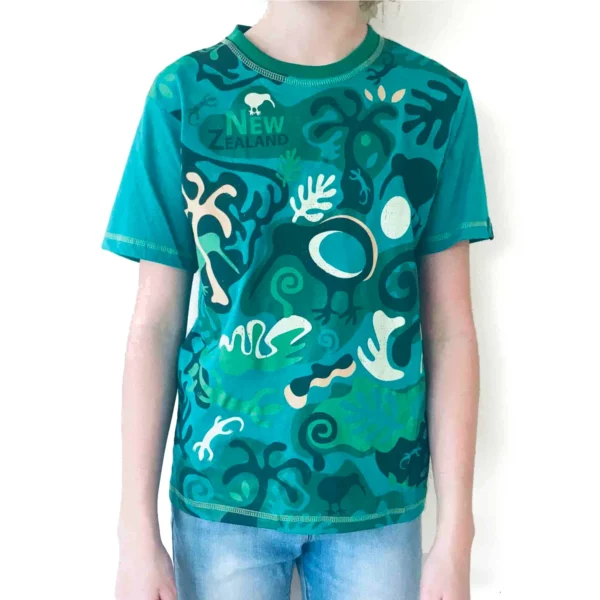 wild kiwi childrens tee camo 1