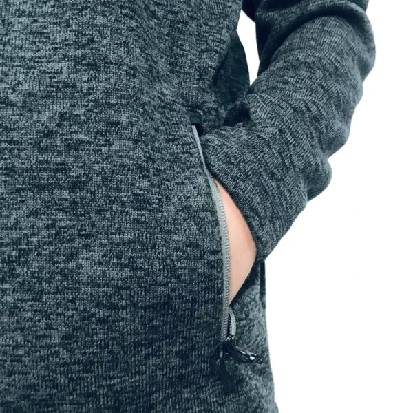 wild kiwi mens fleece jacket charcoal 2