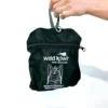 wild kiwi water resistant packable backpack black 353ks 4