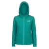 wild kiwi womens micro fleece hoodie green marle 1