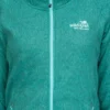 wild kiwi womens micro fleece hoodie green marle 2