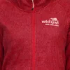 wild kiwi womens micro fleece hoodie maroon marle 3