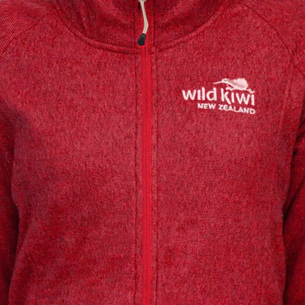 wild kiwi womens micro fleece hoodie maroon marle 3