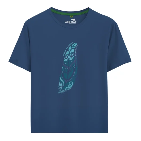 wild kiwi womens tee feather 2