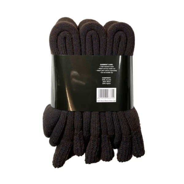 comfort socks wool blend boot 3pk 08