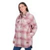 dux bak womens elk overshirt pink 1