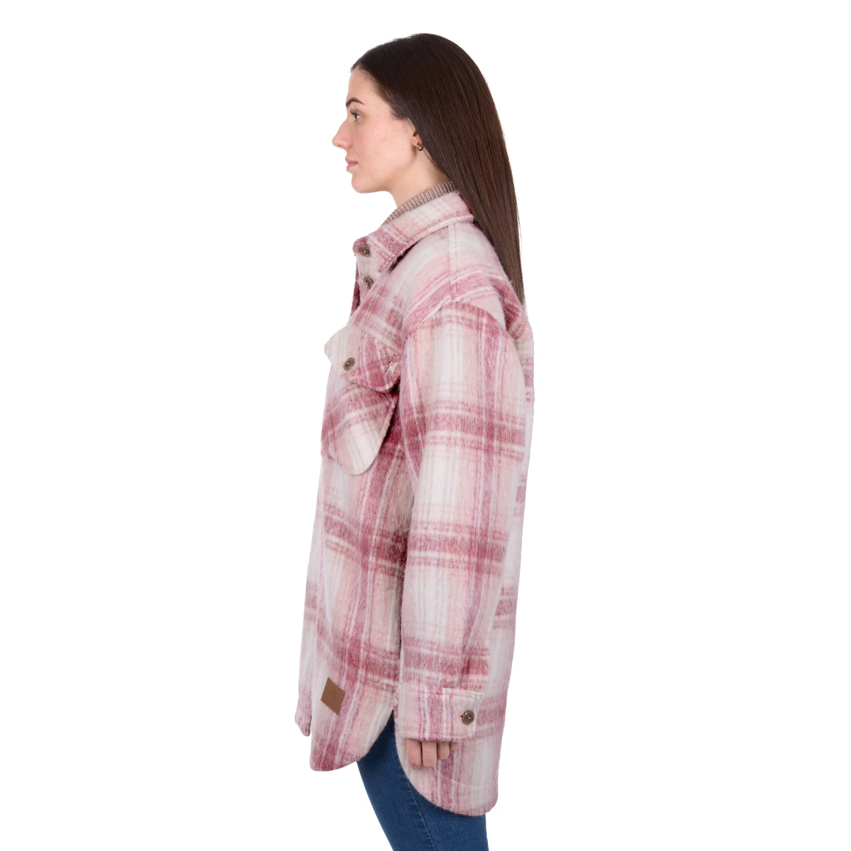 dux bak womens elk overshirt pink 3