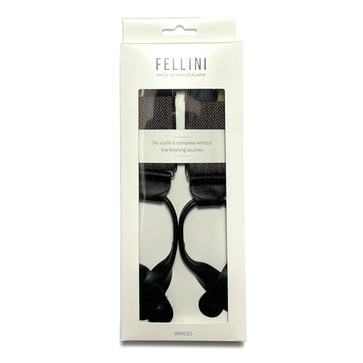 fellini chevron marron y back button braces 3