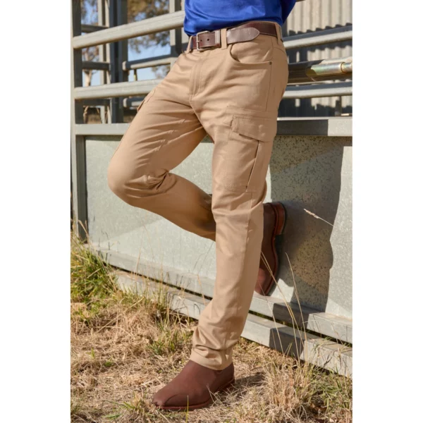 hard slog mens ben cargo pant sand 4