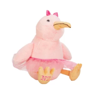 ktspt kiwi toy sitting pink with tutu 23cm
