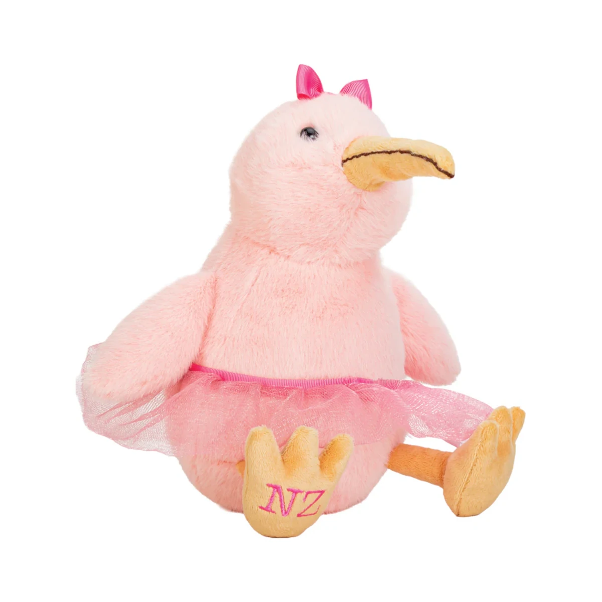 ktspt kiwi toy sitting pink with tutu 23cm