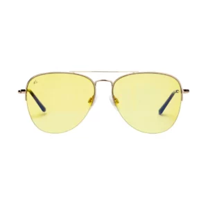 privé revaux hollywood sun gold yellow sunglasses