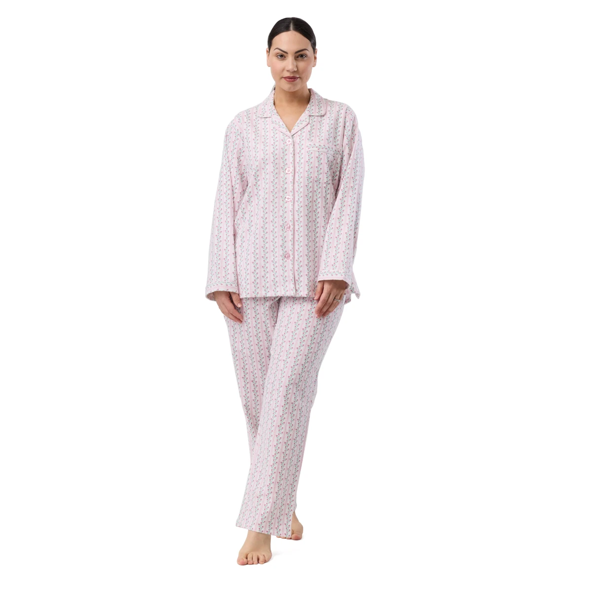 schrank tulip stripe pj set pink 1