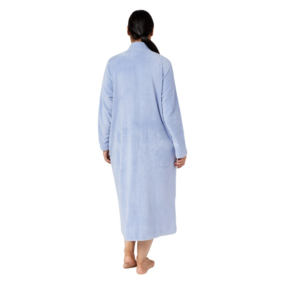 schrank zip embroidered gown blue 2