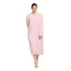 schrank zip embroidered gown pink 1