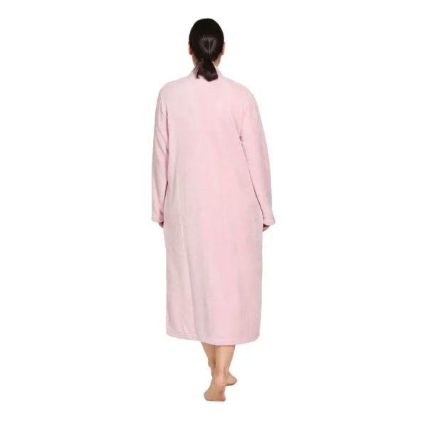 schrank zip embroidered gown pink 2