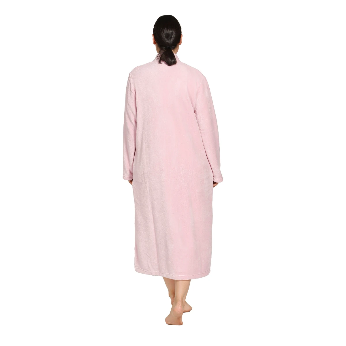 schrank zip embroidered gown pink 2