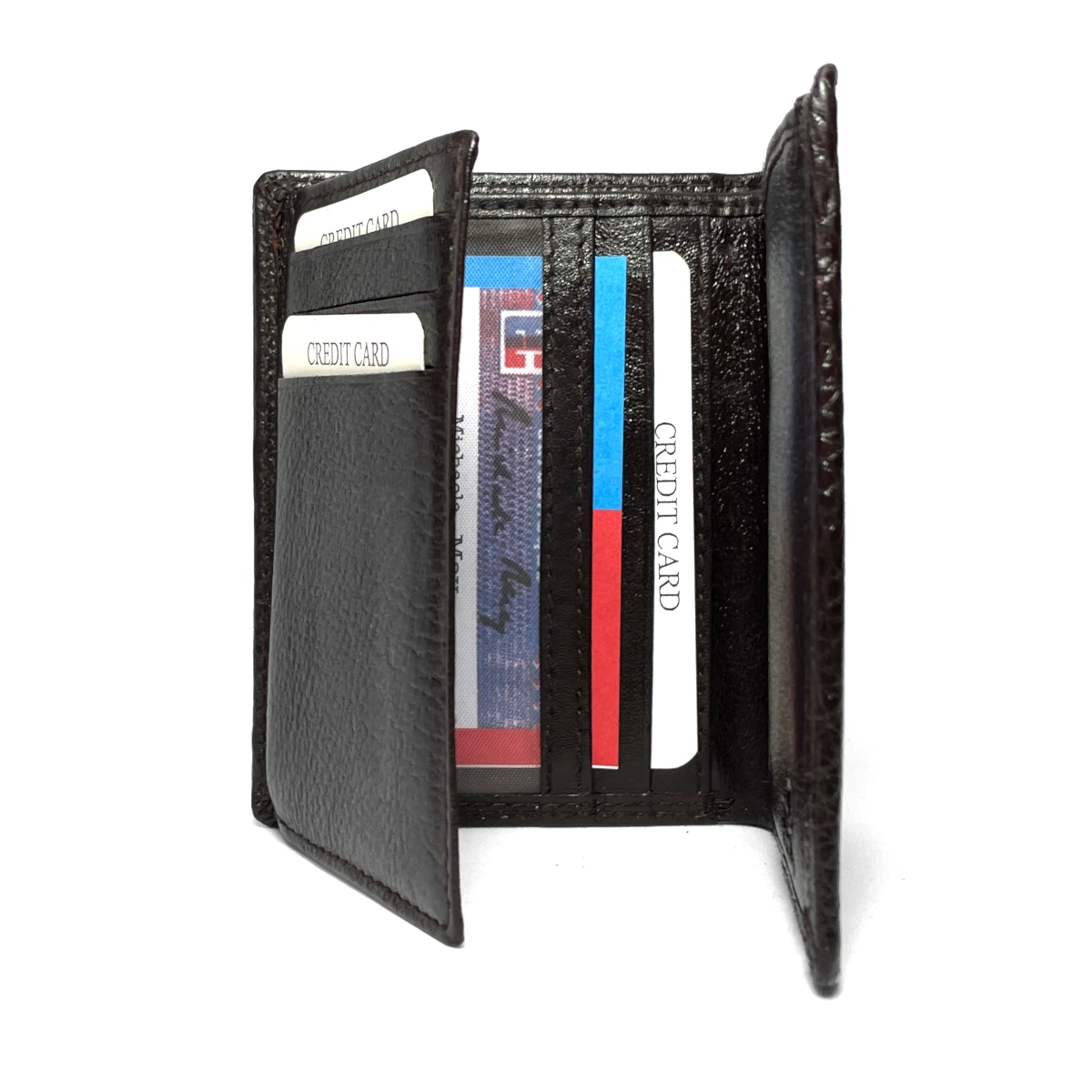 leder street manukau leather billfold card holder w165 5