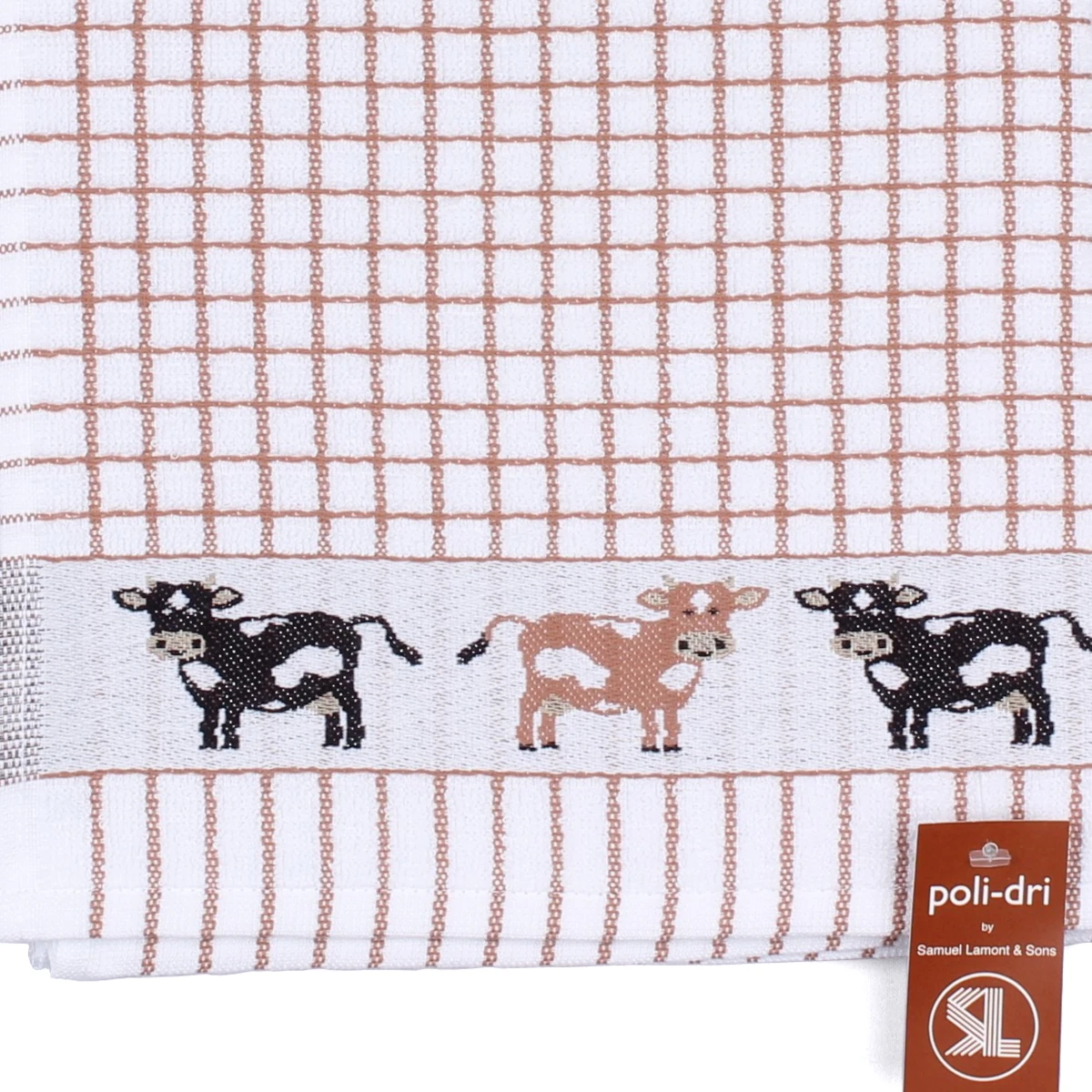 samuel lamont tea towel polidri cows