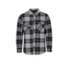 heat holders plaid lumberjack shirt jacket black grey 3