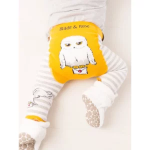 blade and rose harry potter hedwig legging yellow white grey 1