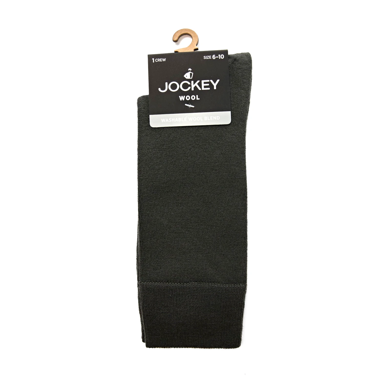 jcmso330 wool blend crew sock charcoal 1