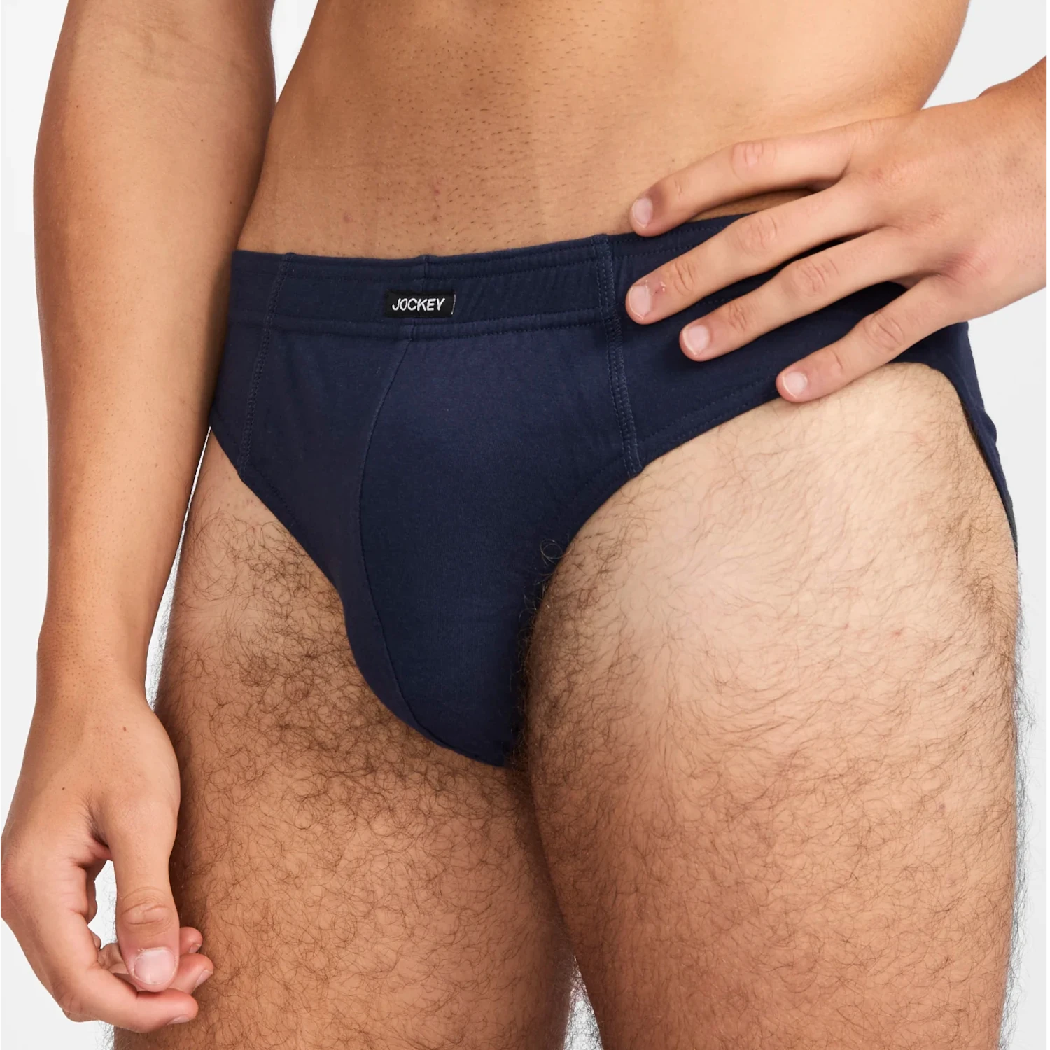 jcmu136p4bl jockey tunnel waist cotton brief 4pk blues 3
