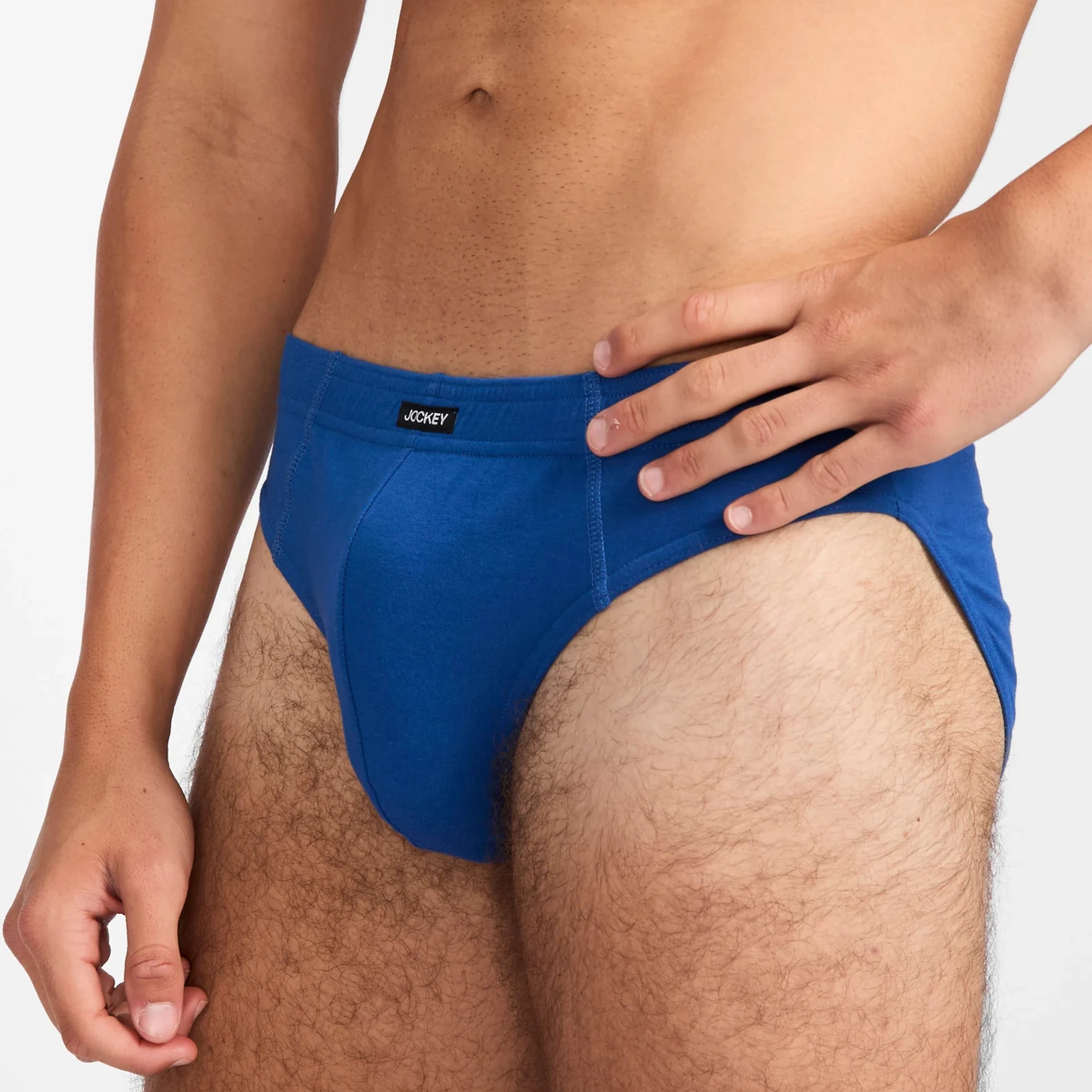 jcmu136p4bl jockey tunnel waist cotton brief 4pk blues 4