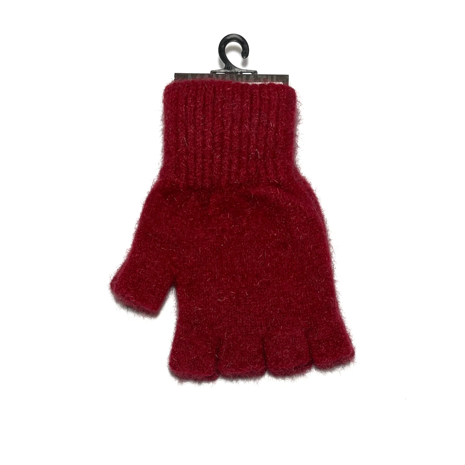 mkm mx103 possum merino fingerless glove berry 2