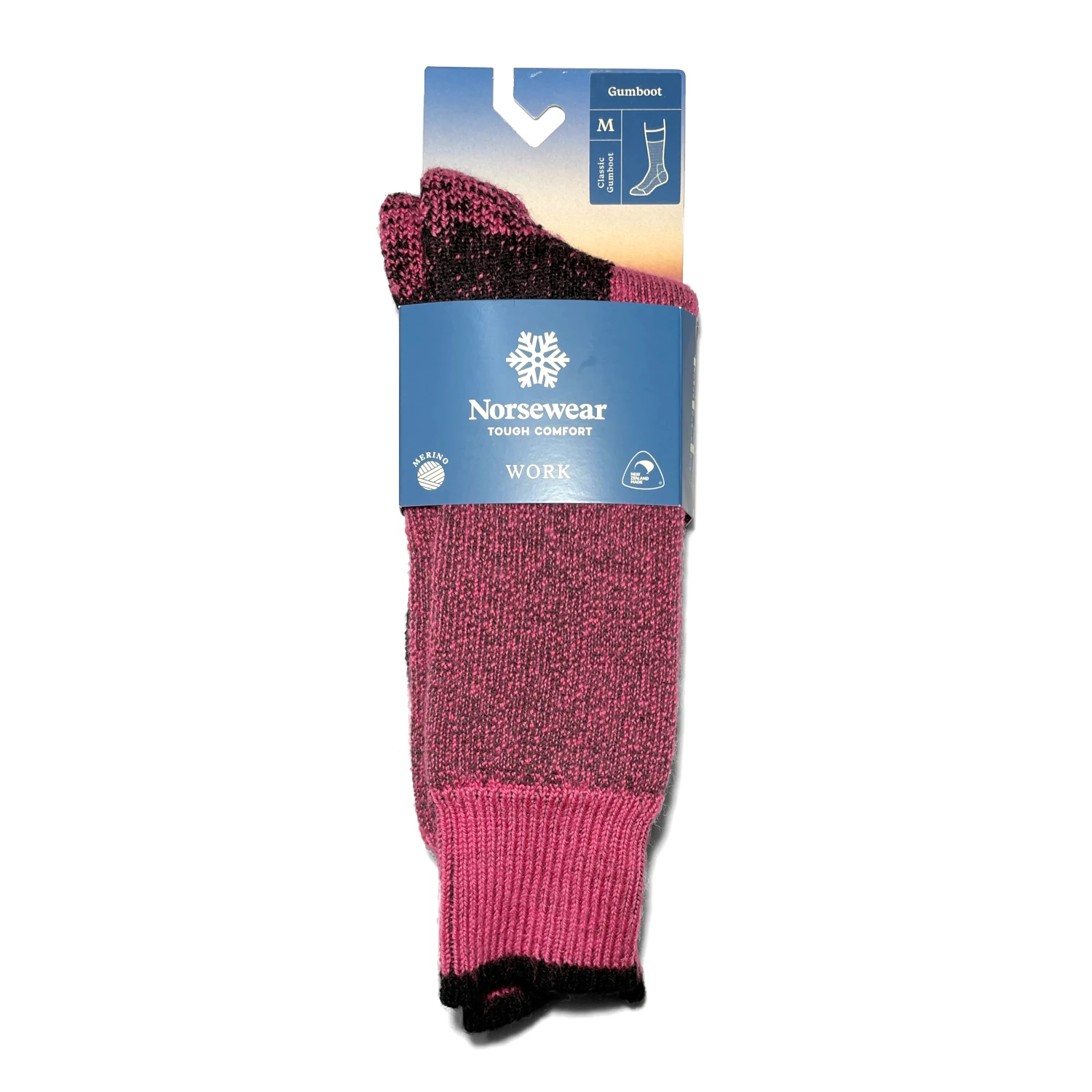 norsewear gumboot socks pink 1