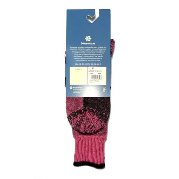 norsewear gumboot socks pink 2